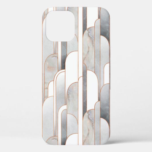 Naadloos abstract kunstdecopatroon met textuur en Case-Mate iPhone case (Achterkant)