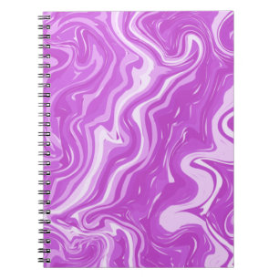 Naadloos abstract marmer roze patroon notitieboek