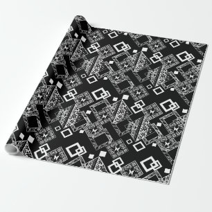 Naadloos abstract modern decoratief decoratief pat cadeaupapier