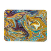 Naadloos abstract patroon magneet (Horizontaal)