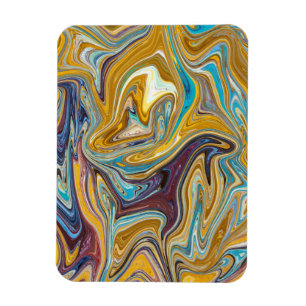 Naadloos abstract patroon magneet