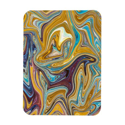 Naadloos abstract patroon magneet (Verticaal)