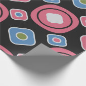 Naadloos abstract patroon met het afbeelding ovaal cadeaupapier (Hoek)