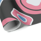 Naadloos abstract patroon met het afbeelding ovaal cadeaupapier (Rol Hoek)