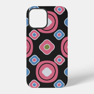 Naadloos abstract patroon met het afbeelding ovaal iPhone 12 hoesje