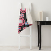 Naadloos abstract patroon met het afbeelding ovaal sherpa deken (In situ)