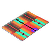 Naadloos Abstract patroon Notitieboek (Linkerzijde)