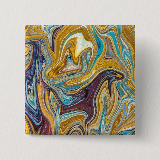 Naadloos abstract patroon vierkante button 5,1 cm (Voorkant)