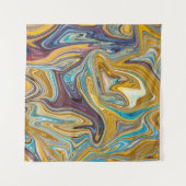 Naadloos abstract patroon wandkleed (Voorkant (horizontaal))