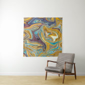 Naadloos abstract patroon wandkleed (In Situ (horizontaal))