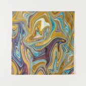 Naadloos abstract patroon wandkleed (Voorkant)