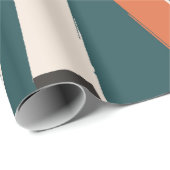 naadloos abstract zigzag, met de hand geschilderd cadeaupapier (Rol Hoek)