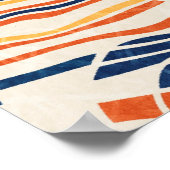 Naadloos abstracte lijn geo patroon. Hoge kwalitei Poster (Hoek)