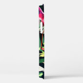 Naadloos achtergrondfloreel patroon. Tropisch verl Case-Mate iPhone Case (Achterkant / Rechts)