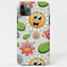 Naadloos achtergrondontwerp met kleurrijke bloemen Case-Mate iPhone case