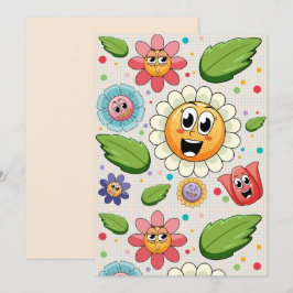 Naadloos achtergrondontwerp met kleurrijke bloemen kaart