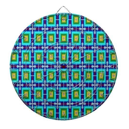 Naadloos achtergrondpatroon dartbord (Voorkant)