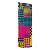 Naadloos achtergrondpatroon. Geometrische patchwor Thermosbeker (Geroteerd rechts)
