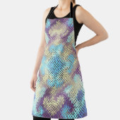 Naadloos achtergrondpatroon. Imitatie van een text Schort (Insitu)