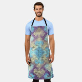 Naadloos achtergrondpatroon. Imitatie van een text Schort (Gedragen)