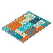 Naadloos achtergrondpatroon. Patchwork patroon in Notitieboek (Linkerzijde)