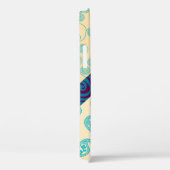Naadloos achtergrondpatroon. Patchwork patroon. Vi Case-Mate iPhone Case (Achterkant / Rechts)