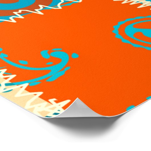 Naadloos achtergrondpatroon. Patchworkpatroon in Poster (Hoek)