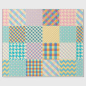 Naadloos achtergrondpatroon. Textieldeelstuk Cadeaupapier (Vlak)