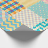 Naadloos achtergrondpatroon. Textieldeelstuk Cadeaupapier (Hoek)