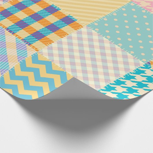 Naadloos achtergrondpatroon. Textieldeelstuk Cadeaupapier (Hoek)