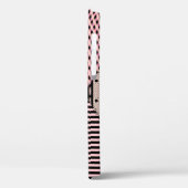 Naadloos achtergrondpatroon. Textielligerie Case-Mate iPhone Case (Achterkant / Links)