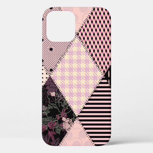 Naadloos achtergrondpatroon. Textielligerie Case-Mate iPhone Case (Achterkant)