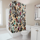 Naadloos afdrukpatroon douchegordijn (In situ)