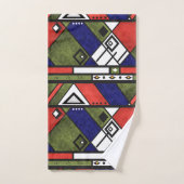 Naadloos afrikaans ethnos traditioneel textuurpatr bad handdoek (Handdoek)