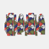 Naadloos afrikaans ethnos traditioneel textuurpatr bedankdoosjes (Uitgevouwen)