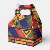 Naadloos afrikaans ethnos traditioneel textuurpatr bedankdoosjes (Achterkant)