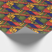 Naadloos afrikaans ethnos traditioneel textuurpatr cadeaupapier (Hoek)