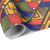 Naadloos afrikaans ethnos traditioneel textuurpatr cadeaupapier (Rol Hoek)