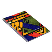 Naadloos afrikaans ethnos traditioneel textuurpatr notitieboek (Rechterzijde)