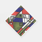 Naadloos afrikaans ethnos traditioneel textuurpatr servet (Hoek)