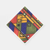 Naadloos afrikaans ethnos traditioneel textuurpatr servet (Hoek)