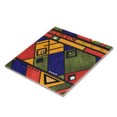 Naadloos afrikaans ethnos traditioneel textuurpatr tegeltje (Zijkant)