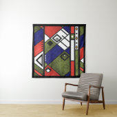 Naadloos afrikaans ethnos traditioneel textuurpatr wandkleed (In situ)