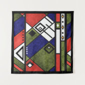 Naadloos afrikaans ethnos traditioneel textuurpatr wandkleed (Voorkant)