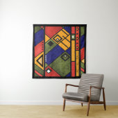 Naadloos afrikaans ethnos traditioneel textuurpatr wandkleed (In Situ (horizontaal))