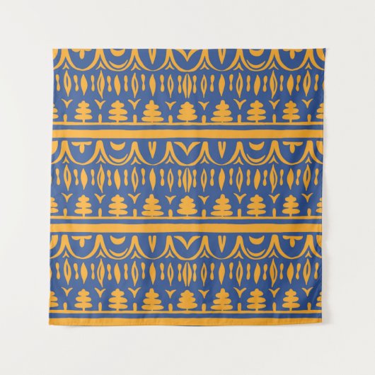 Naadloos afrikaans patroon wandkleed (Voorkant)