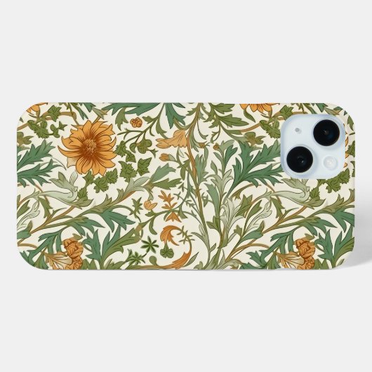 Naadloos ambachtskunst stijl herhalend patroon Case-Mate iPhone case (Achterkant (horizontaal))