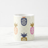 Naadloos ananas patroonontwerp koffiemok (Center)