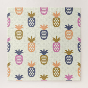 Naadloos ananas  patroonontwerp legpuzzel