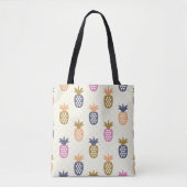 Naadloos ananas patroonontwerp tote bag (Voorkant)